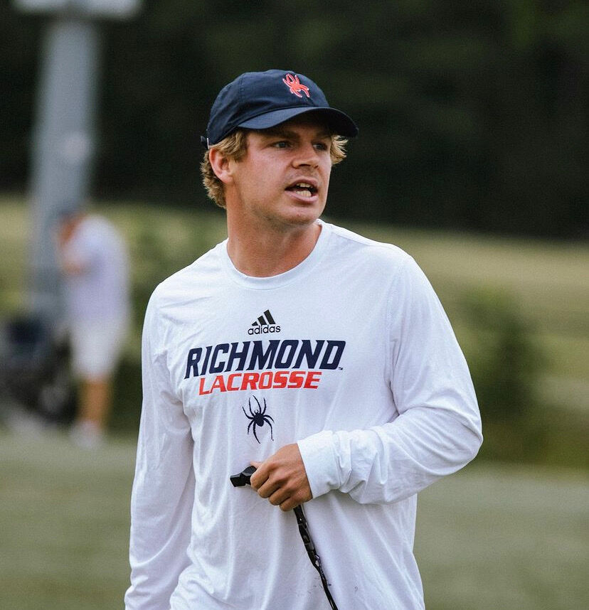 Coach McGuire at a University of Richmond practice